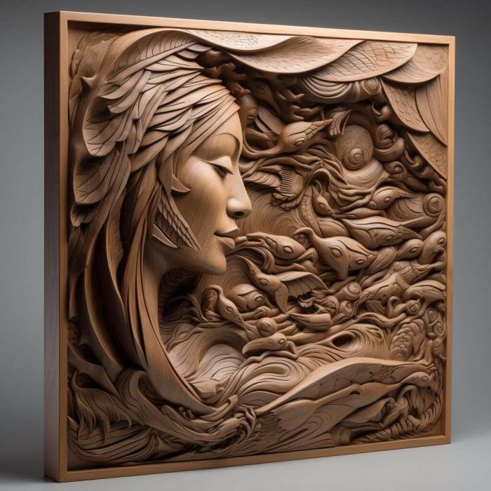 نموذج ثلاثي الأبعاد لآلة CNC 3D Art 